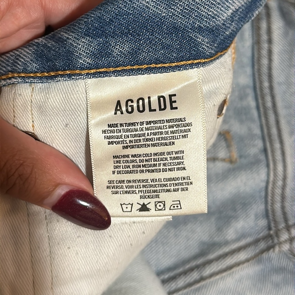 Agolde Parker Vintage Cut Off Short - Picture 8 of 9